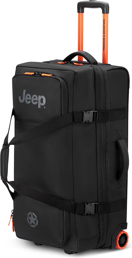 Jeep-Reisetasche mit Beschichtung, 72 cm, schwarz
