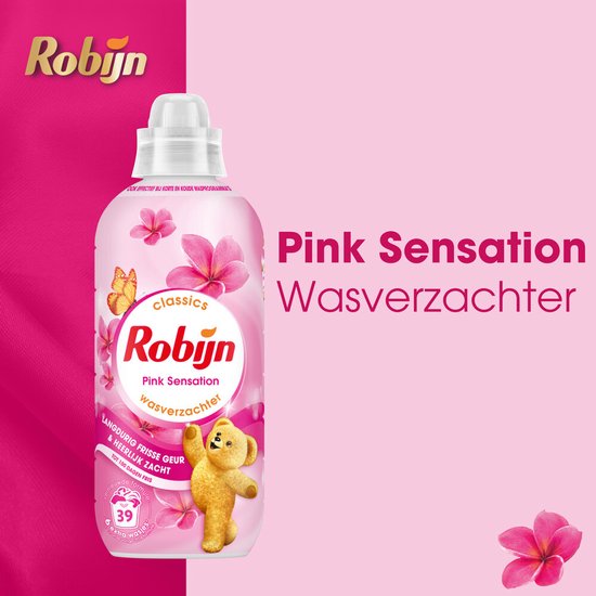 Robijn Weichspüler Pink Sensation 39 Wäschen - 780 ml
