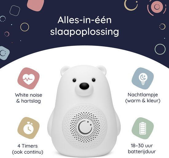 Numsy Bruno White Noise Machine Baby - Weißes Rauschen Gerät - 2025