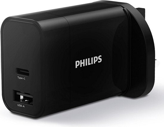 Philips DLP2621/05 Ladegerät für mobile Geräte Smartphone, Tablet Schwarz AC Schnellladung Indoor