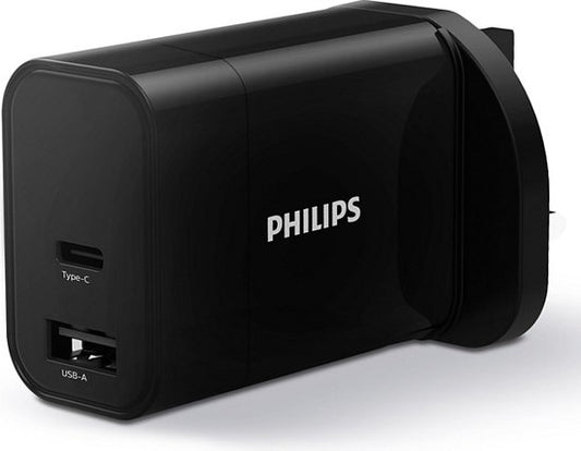 Philips DLP2621/05 Ladegerät für mobile Geräte Smartphone, Tablet Schwarz AC Schnellladung Indoor
