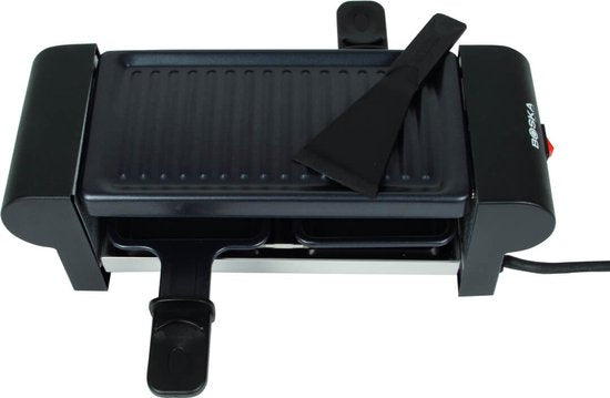 Boska Raclette Mini 220V - zum Schmelzen und Grillen - 2 Personen - Schwarz