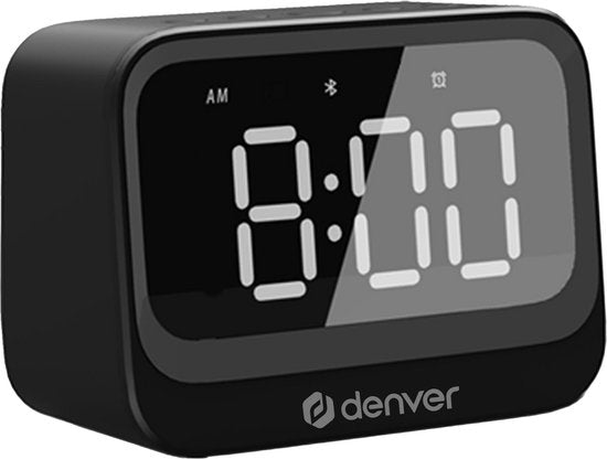 Denver Digitaler Wecker - Bluetooth - Schlummerfunktion - Doppelalarm - EC53B