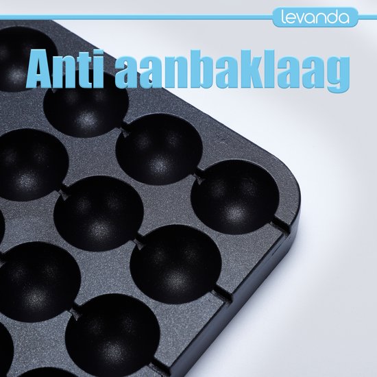 Levanda poffertjes Pfanne Gusseisen - Antihaft geeignet für Induktion Elektro-und Gas