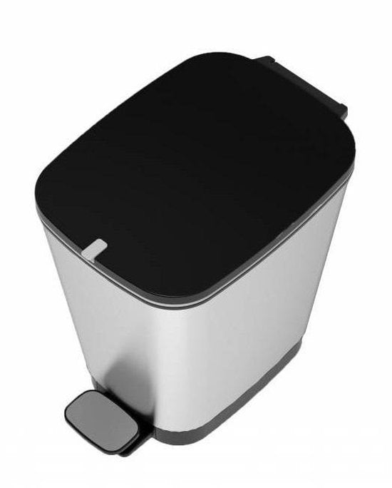Kis Chic Bin - Mülleimer - 30 Liter Fassungsvermögen - geruchsneutrales Design - Stahl