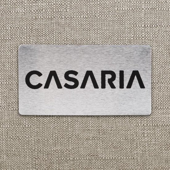 Casaria Recliner London - Loungesessel Verchromt - Sand