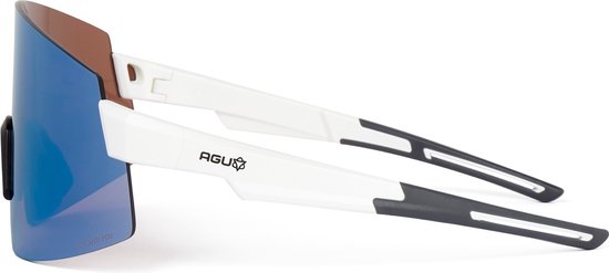 AGU Vigor XL HDII Goggles Unisex - Weiß - Anti-Fog und Hydrophobierung - UV400 - 2 zusätzliche Gläser - Anti-allergene Ohrpolster - Inklusive Aufbewahrungsbeutel