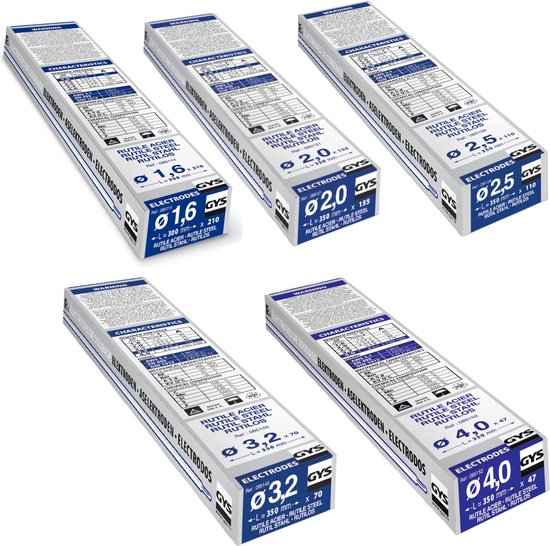 GYS Schweißelektrode 70 Stück (Ø x l) 3,2 mm x 350 mm 115 A (max.)