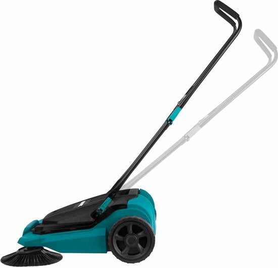 VONROC Kehrmaschine - 65 cm Kehrbreite - 18-Liter-Behälter - Kehrt bis zu 2600 m2 pro Stunde