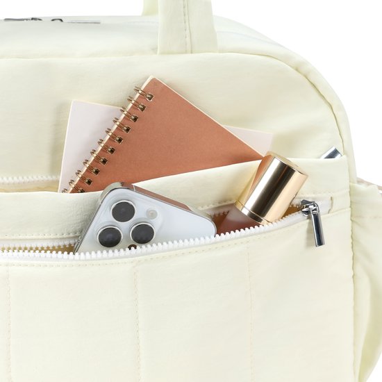 Skycases Weekend Bag - Persönlicher Gegenstand - Handgepäck für Ryanair und Transavia - Wasserdicht und geräumig - Intelligente Fächer - Ideal für Reisen und den täglichen Gebrauch - Beige