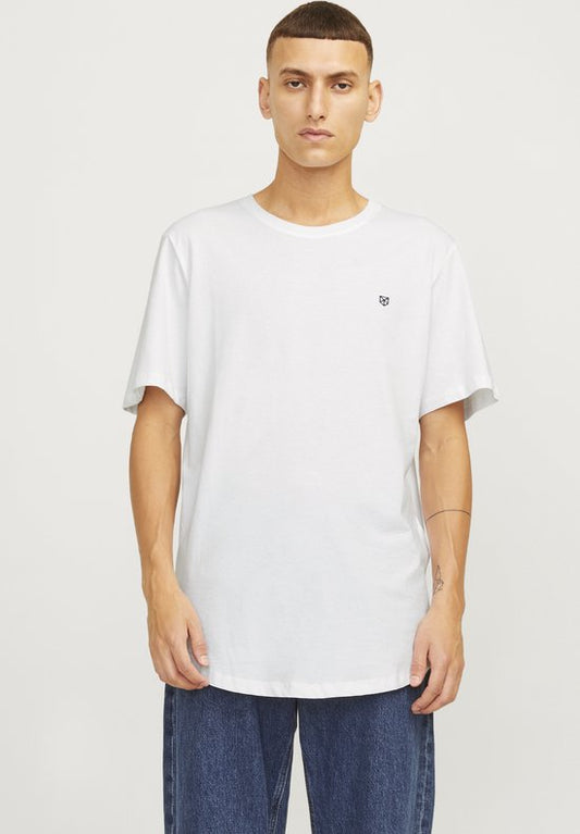 JACK & JONES Herren-T-Shirt – 5er-Pack – Einfarbig
