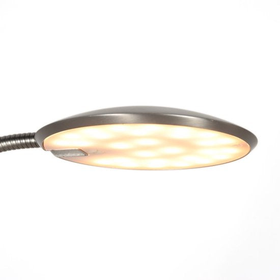 Steinhauer Exclusive – Tischlampe – Zenith2 – Stahl – Kunststoff und Metall – Schreibtischlampe – LED – 4397ST