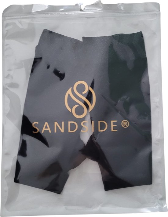 Sandside Kompressionssocken - 2 Paare - Laufsocken - Schwarz - Größe 36-40 S/M