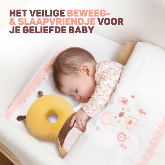Vulpes Goods® BabyCare - Baby Kopfkissen - Baby Sicherheitskissen - Sturzrucksack - 3D Atmungsaktiv - Sicheres Laufen lernen - At