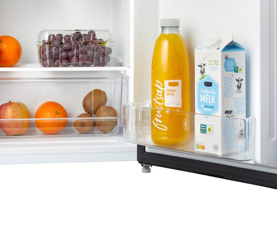 Tomado TLT4702B - Tischkühlschrank - 93 Liter - 3 Ablagen - Energielabel E - Schwarz