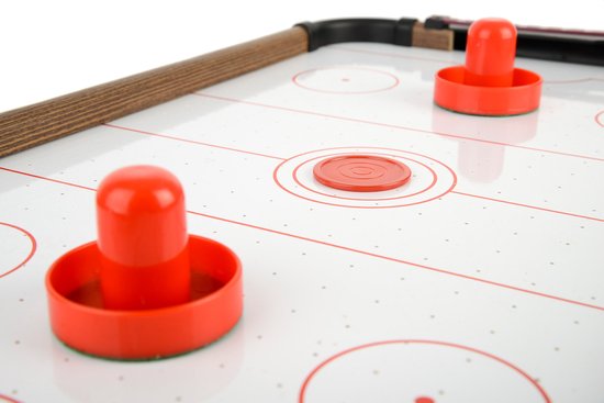 Toyrific Air Hockey Tisch 20 Zoll Braun 5-teilig