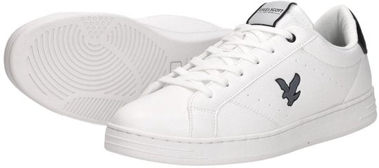 Lyle & Scott Elgin Hole Sneakers Niedrig - Weiß - Größe 44