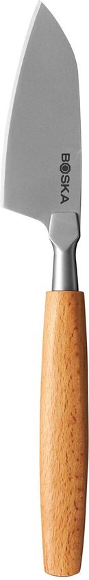 Boska Käsemesserset Amigo - Käsemesser - 3er-Set - Für jede Käsesorte - Antihaftbeschichtung - Ergonomisch - Edelstahl und Buchenholz