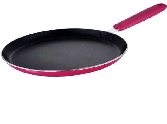 Ceruzo Pfannkuchenpfanne PFAS-frei - 24 cm - Jazzy Pink - Keramische Antihaftbeschichtung - Induktion