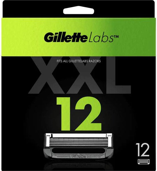 Gillette Labs Rasierklingen für Männer – von den Machern von Gillette Fusion – 12 Stück