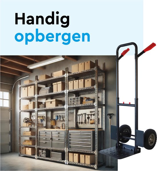BRASQ Trolley - 200KG Kapazität - Transportwagen - Transporthilfe - Zusammenklappbar
