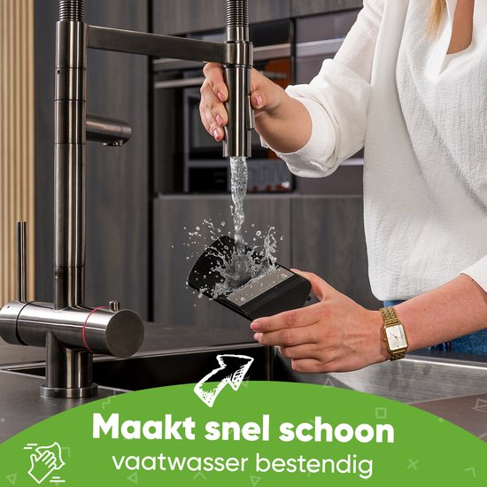 Stosh Mandoline - Gemüseschneider - Zwiebelschneider - Spiralschneider - Reibe - 6-teilig - Kunststoff - BPA frei