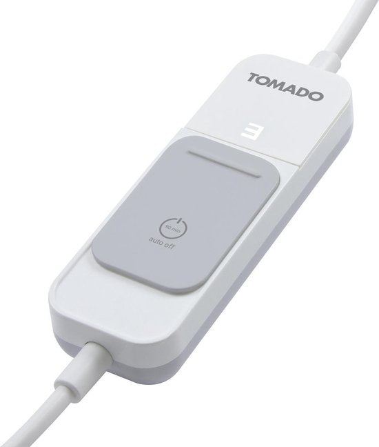 Tomado TFW0301G - Elektrischer Fußwärmer - Extra schnelle Heizung - 3 Heizstufen