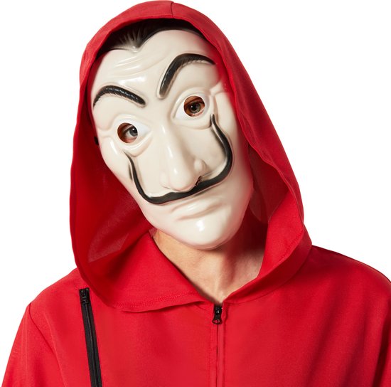 Dressforfun La Casa de Papel - Geldraub - Unisex Kostüm maskierte Bankräuber - M - Kostüm Karneval - Halloween - Verkleiden - Partykleidung - Karnevalskleidung - Party - Partykleidung