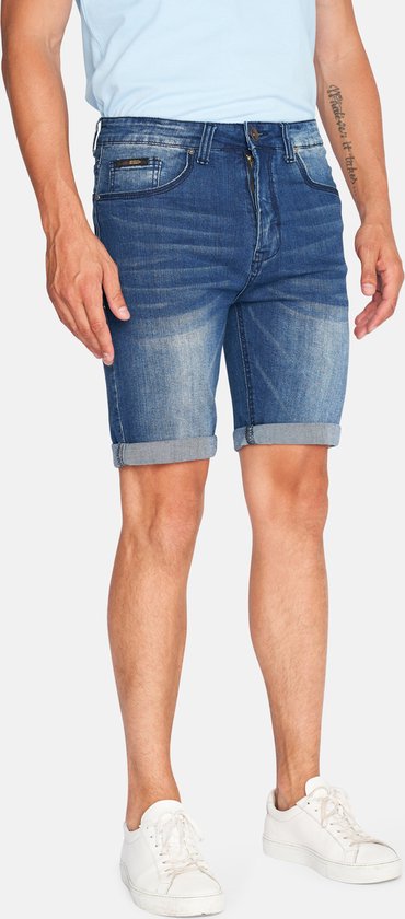 Mario Russo Denim Short Dark Used - Kurze Jeans - Bequeme Sommerhosen - Größe XL