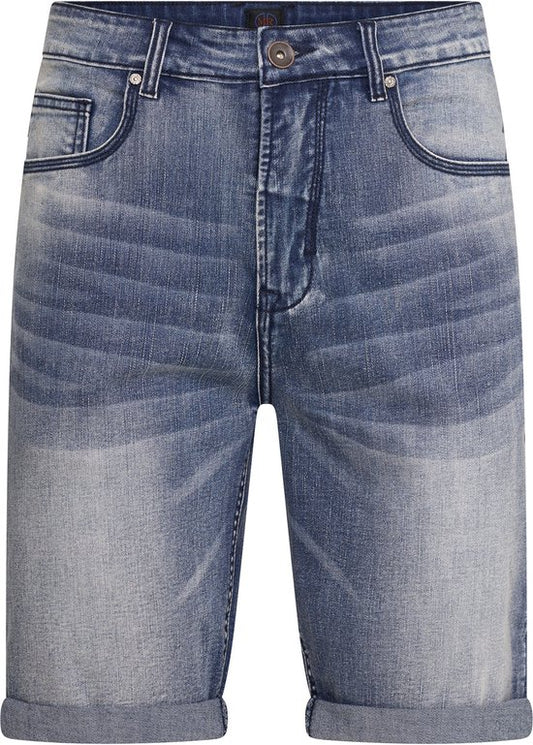 Mario Russo Denim Short Stw Used - Größe XXL - Shorts - Dunkelblau