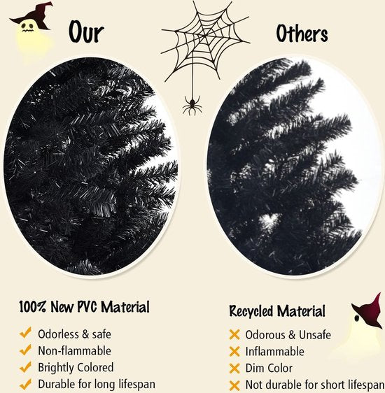 Coast Weihnachtsbaum - 1036 Zweige - PVC - 180cm - Schwarz