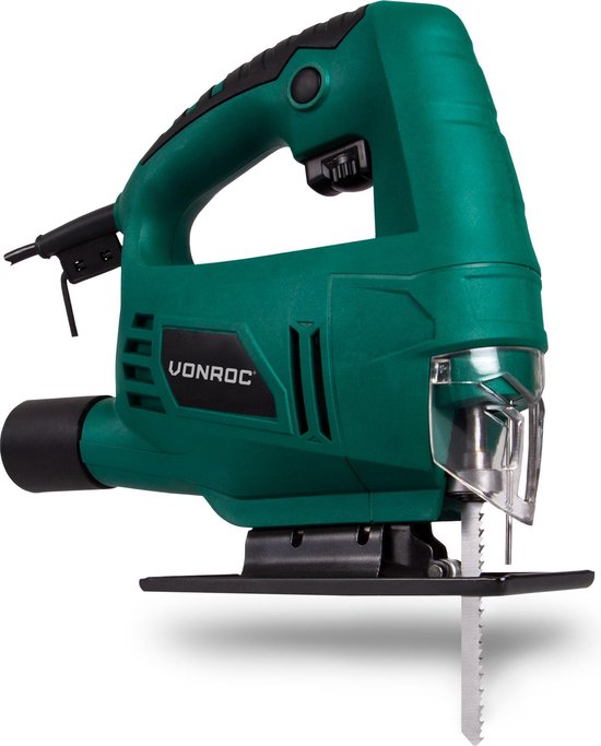 VONROC Stichsäge - 550W - Schnellwechselsystem - Inkl. Zubehör & Aufbewahrungstasche