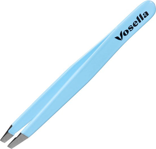 Vosella - Schräge Pinzette epilieren - Augenbrauen - Splitter - Hobby - Blaue Lagune