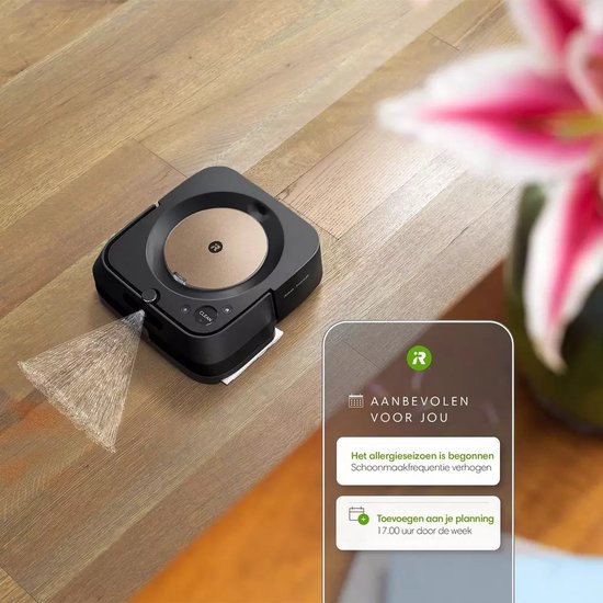 iRobot Braava Jet M6 - Wischroboter - Schwarz - M6132 - Wischroboter - Mit App - Sprachassistent - Goole & Alexa - Smartmapping