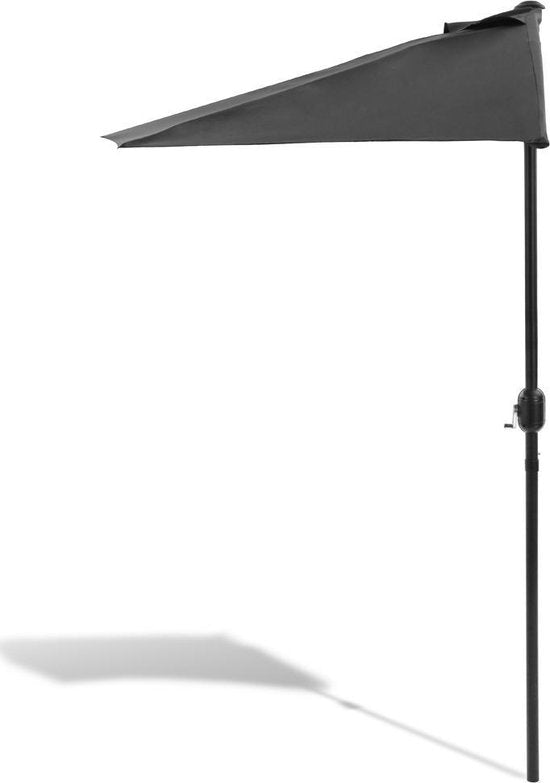 Balkon Sonnenschirm - Halbkreisförmiges Modell - Anthrazit