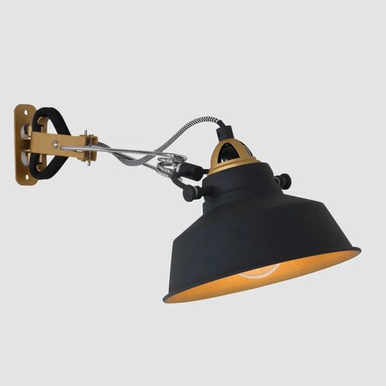 Wandleuchte Nove 1320ZW - Schwarz, dreh- und schwenkbar, Kunststoff/Metall - Mexlite