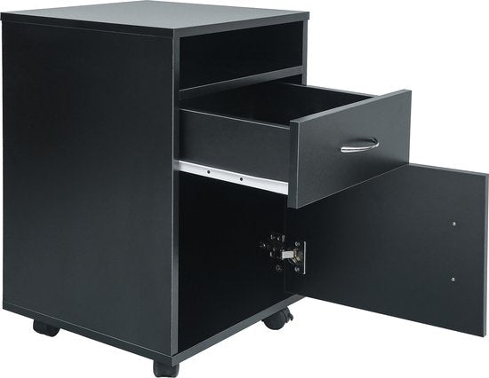 Schreibtischschrank mit Rollen - Schubladenschrank - mobil