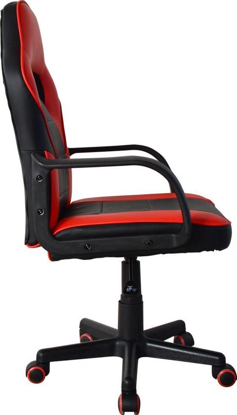 Spielstuhl Thomas junior - Bürostuhl Gaming Style - höhenverstellbar - rot schwarz