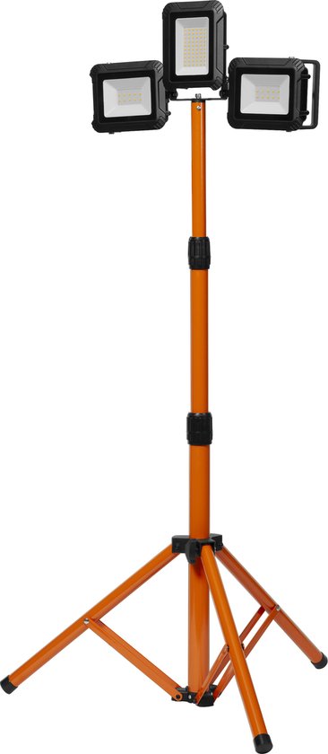 LEDVANCE Arbeitsleuchte LED: für Boden, WORKLAMP BATTERY STATTERY / 4-,- W, 22-...24- V, Abstrahlwinkel: 11-, Cool White, 4- K, Gehäusematerial: Aluminium/Kunststoff, IP54