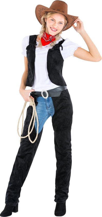 Dressforfun Faschingskostüm Cowgirl Wild Amber – Damen – Größe S
