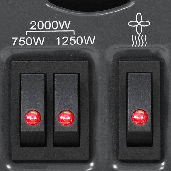 TROTEC Elektroheizung - Konvektor - TCH 26 E - Timer - programmierbar - 3 Einstellungen - Überhitzungsschutz - Frostschutz