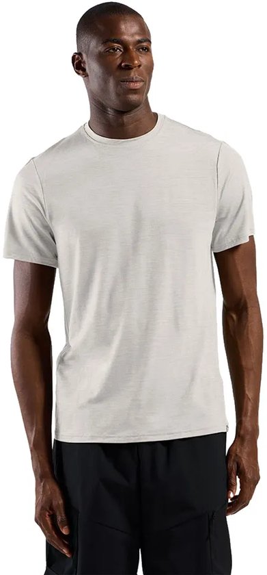 Odlo Merino Tencel Plain T-Shirt mit kurzen Ärmeln, weiß, Größe L, Herren