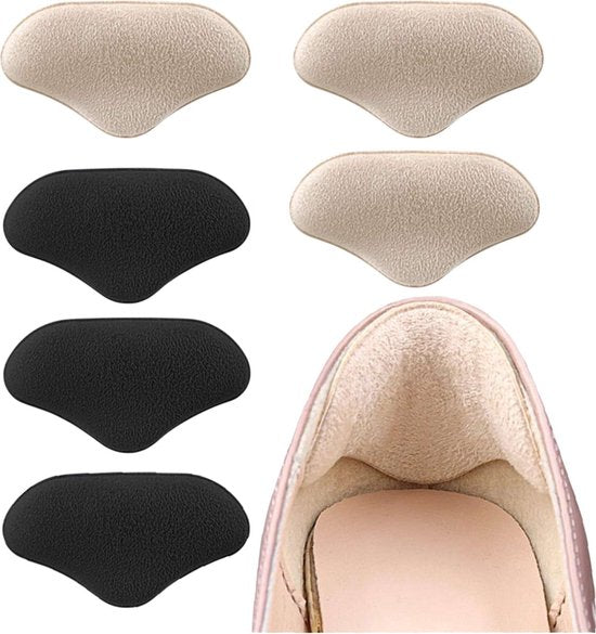 Fersenschoner - 6 Stück - Fersenpolster - Orthesen - Anti-Rutsch-Fersensohle - Gegen Blasen - Fersenpolster - Fersenpolster für Schuhe