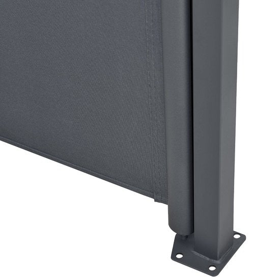 Juskys Windschutzscheibe – verstellbar – 500 x 180 cm – Anthrazit