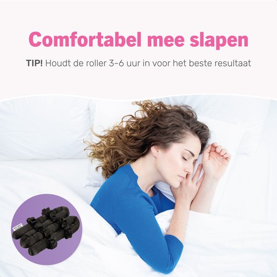 Soft & Silky Heatless curls - Satin - Band - Inkl. 2 Haargummis und 1 Haarspange - Lockenwickler - Lockenwickler - Locken ohne Hitze - Satin Hair Curler - Curly hair products