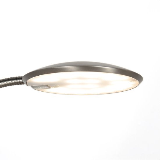 Steinhauer Exclusive – Tischlampe – Zenith2 – Stahl – Kunststoff und Metall – Schreibtischlampe – LED – 4397ST