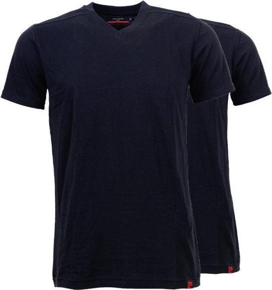 Pierre Cardin - Men's Tee SS 2er-Pack T-Shirts - Schwarz - Größe XXL