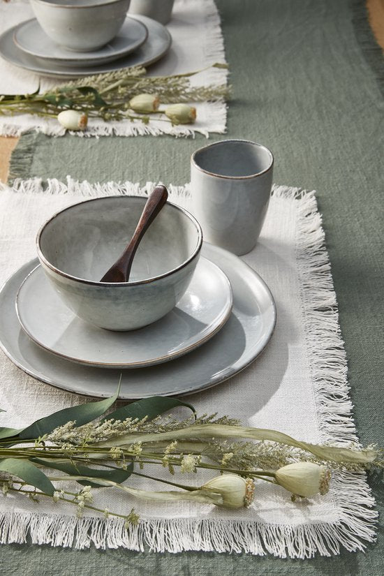 Mica Decorations Tabo Geschirrset für 4 Personen - Grau