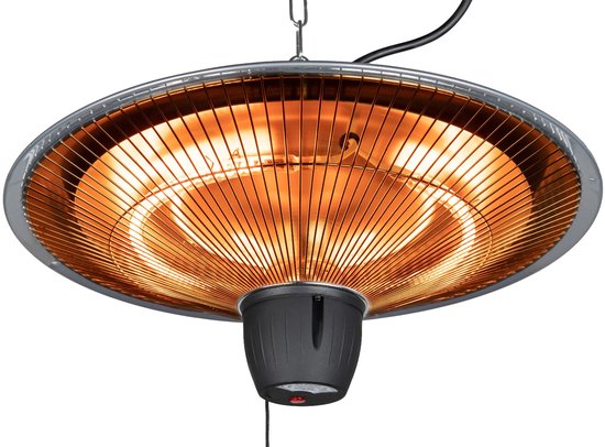 Eurom Partyzelt-Heizstrahler 1502 – Edelstahl – 1500 W