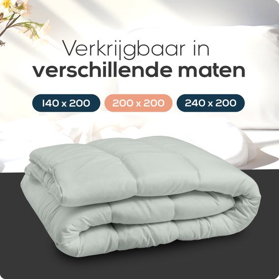 Sleeptime 2 in 1 Bettdecke - Bettdecke ohne Bezug - 240x200 - Grau